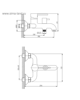 Смеситель Voda Single SG 54-foto4