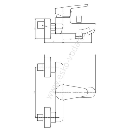 Смеситель Esko Venezia VE54 ESKO