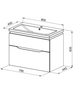 Тумба под умывальник АВН Nola 86.03-foto3