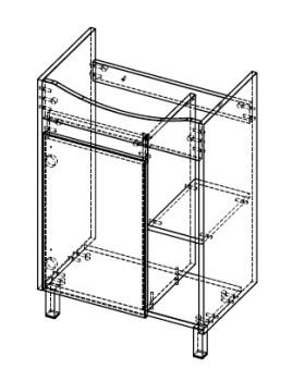 Тумба под умывальник АВН Line 112.01-foto3