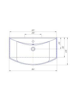 Умывальник Kirovit Um.03.85.2-foto2