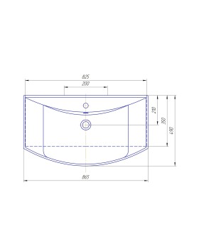 Умывальник Kirovit Um.03.85.2-foto2