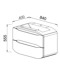 Тумба под умывальник АВН Модена (top model) 100.01-foto4