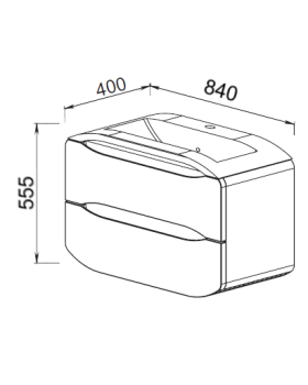 Тумба под умывальник АВН Модена (top model) 100.01-foto4