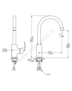 Смеситель Esko Katar KA 519-foto2