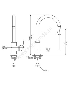 Смеситель Esko Katar KA 519-foto2