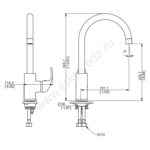 Смеситель Esko Katar KA 519