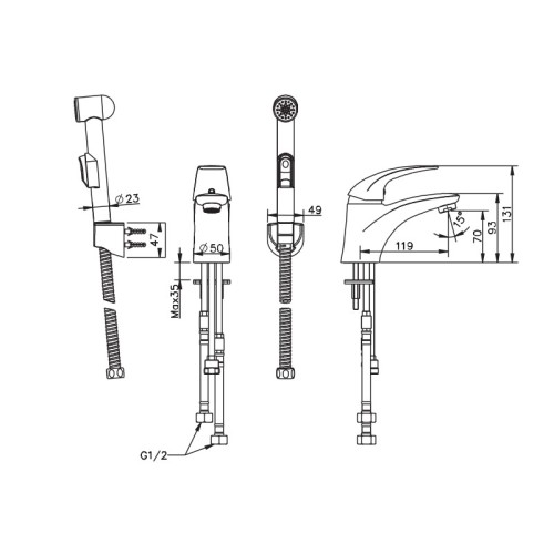 Смеситель Esko Tokyo TK 27H