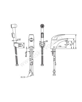 Смеситель Esko Tokyo TK 27H-foto2