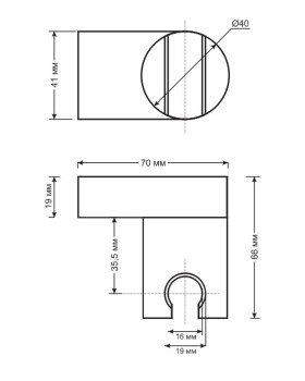 Держатель для душа Esko Душевые гарнитуры SH405-foto4