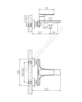 Смеситель Esko Baku BK 54-foto2