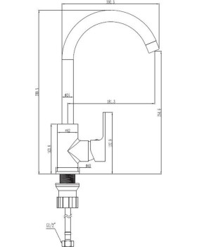 Смеситель Voda Snow SW 519-foto6