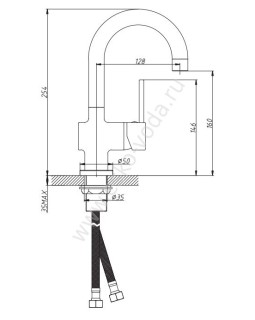 Смеситель Voda Single SG 26-foto2