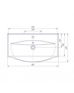 Умывальник Kirovit Um.03.85.5-foto3