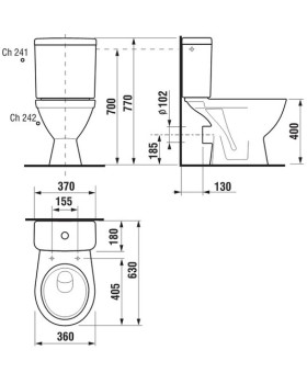 Унитаз Santek Римини 1.WH50.1.523-foto8