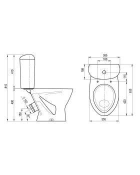 Унитаз-компакт Santeri 1P4015S0000BF-foto2