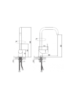 Смеситель Esko Kitchen K5-foto4
