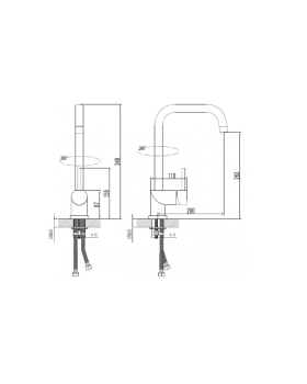 Смеситель Esko Kitchen K5-foto4
