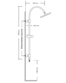 Душевая система Esko Душевые системы ST1250-foto4