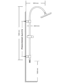 Душевая система Esko Душевые системы ST1250-foto4