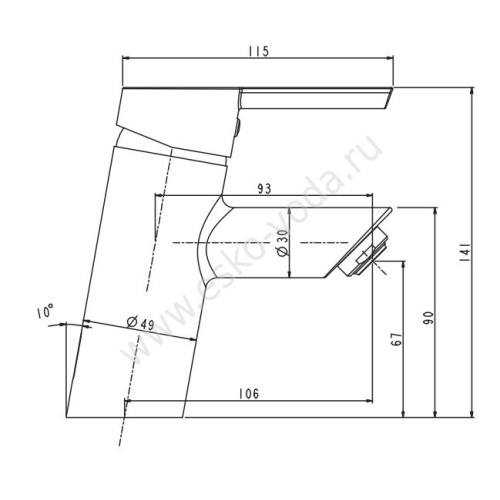 Смеситель Esko London LD 26