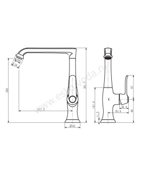 Смеситель Esko Monaco MC 519-foto3