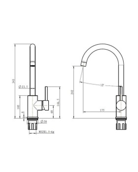 Смеситель Esko Kitchen K4-foto4