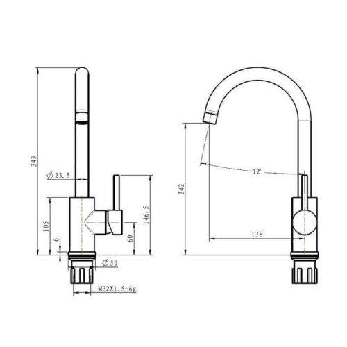 Смеситель Esko Kitchen K4