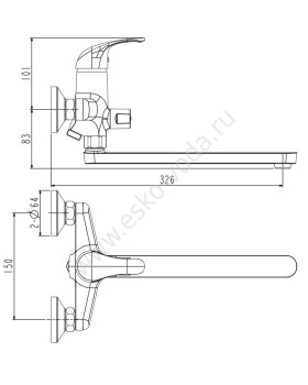 Смеситель Esko Venezia VE31 ESKO-foto2