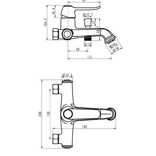 Смеситель Esko Monaco MO 54