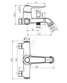 Смеситель Esko Monaco MO 54-foto2