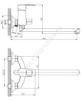 Смеситель Esko Leon LN 31-foto2
