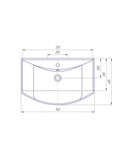 Тумба под умывальник АВН Роял 43.07-foto2