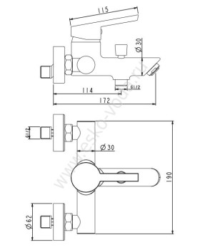 Смеситель Esko London LD 54-foto2