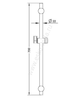 Душевая cтойка Esko Душевые стойки SR725-foto2