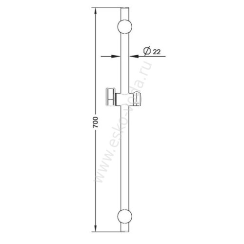 Душевая cтойка Esko Душевые стойки SR725