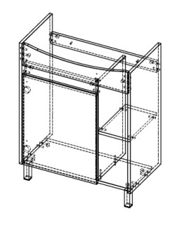 Тумба под умывальник АВН Line 112.07-foto2