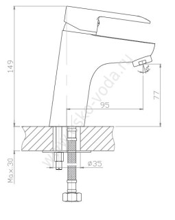 Смеситель Voda Future FT 26-foto2