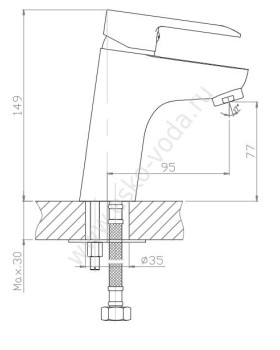 Смеситель Voda Future FT 26-foto2