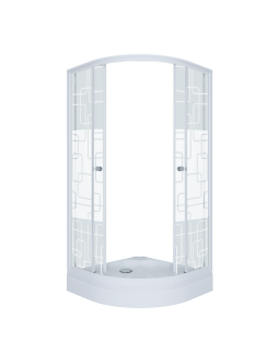 Душевой угол Тритон Стандарт 90*90 А Стекло: Квадраты