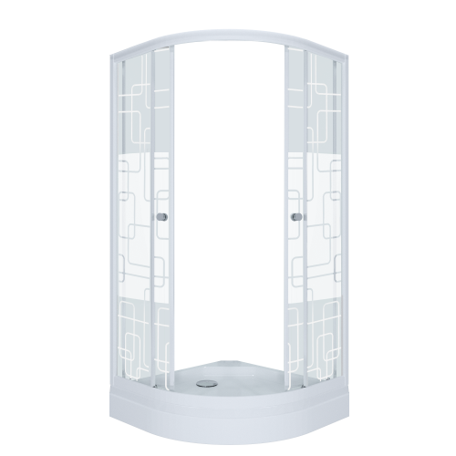 Душевой угол Тритон Стандарт 90*90 А Стекло: Квадраты