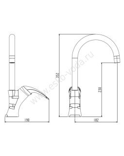 Смеситель Esko Tokyo TK 519-foto2