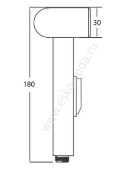 Гигиенический душ Esko Душевые лейки HHS130-foto2