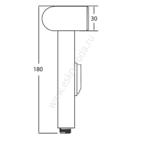 Гигиенический душ Esko Душевые лейки HHS130