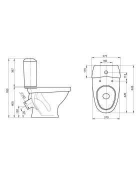 Унитаз-компакт Santeri 1P2018S0000BF-foto2