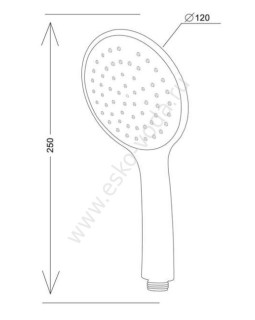 Душевая лейка Esko Душевые лейки SCU851-foto2