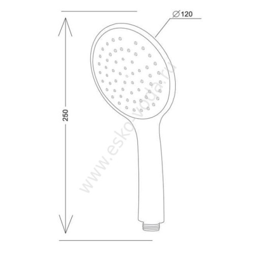 Душевая лейка Esko Душевые лейки SCU851
