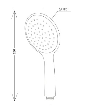 Душевая лейка Esko Душевые лейки SCU851-foto4