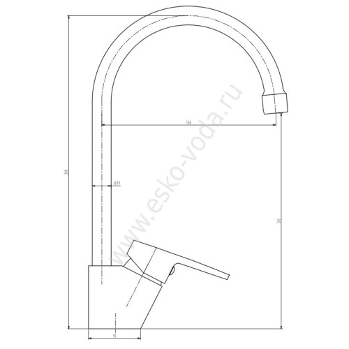 Смеситель Esko Venezia VE15 ESKO