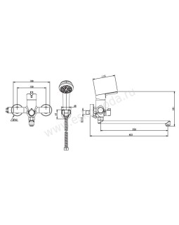 Смеситель Esko London LD 31-foto2